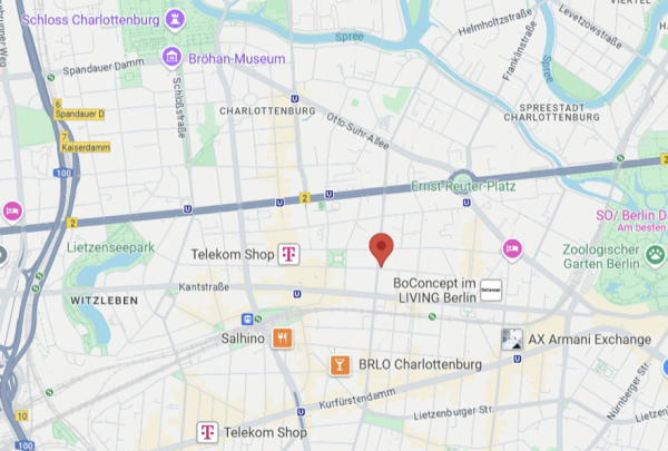 Karte zum Standort Berlin, Leibnizstraße 30